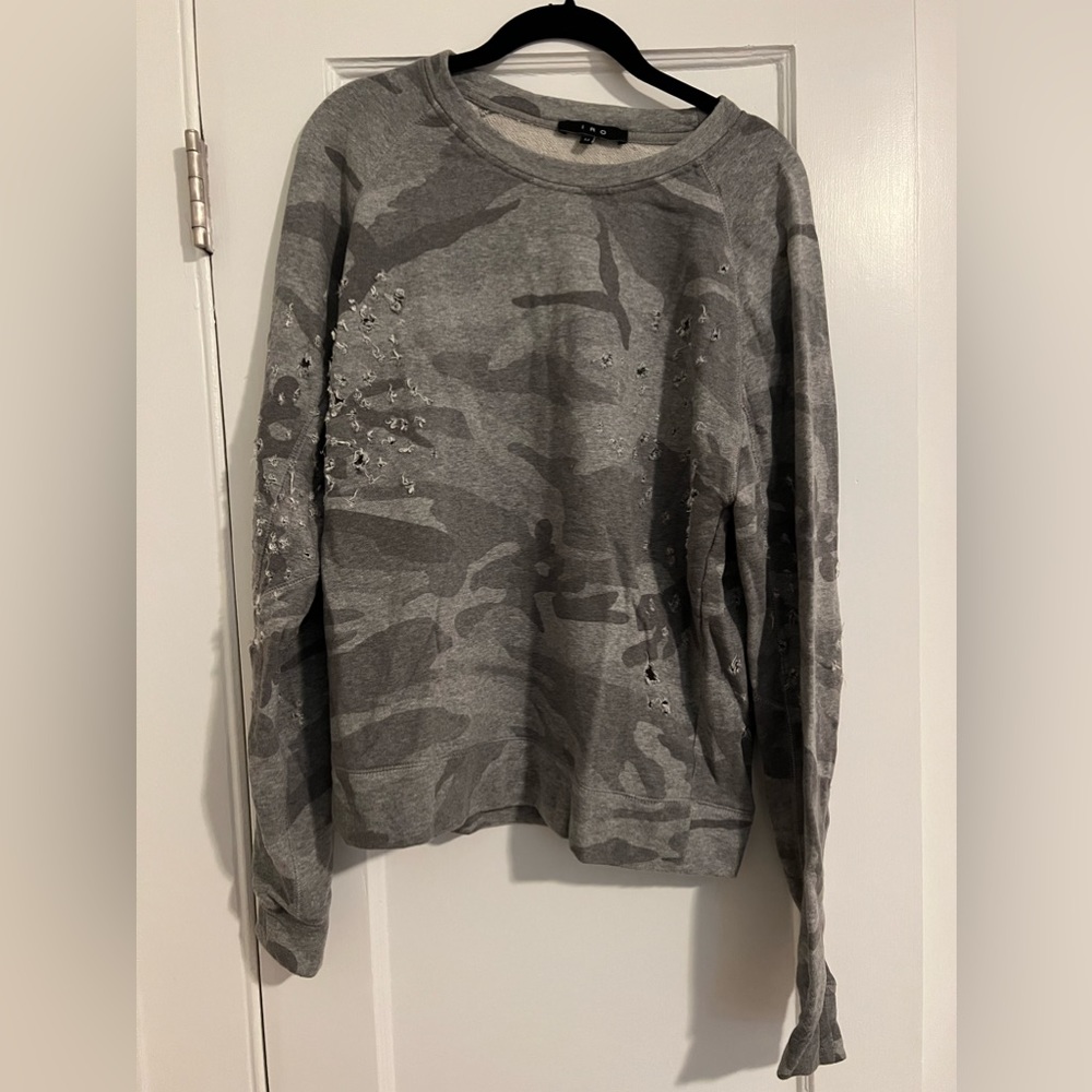 IRO Camouflage Sweatshirt - M